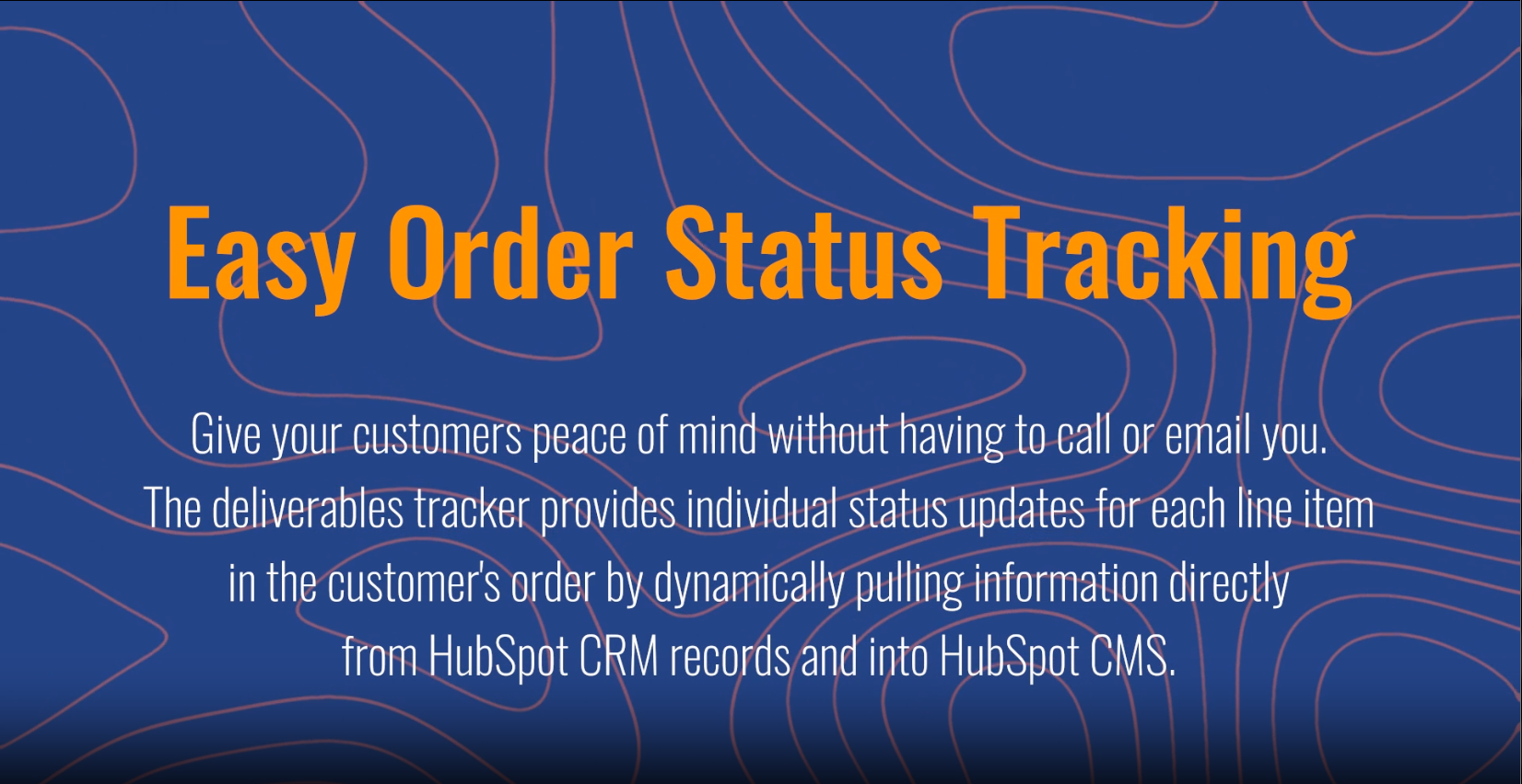 Easy Order Status Tracking