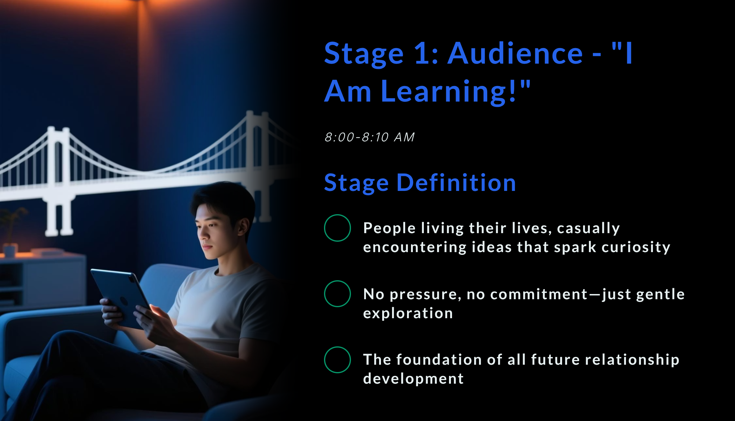 Stage 1 (Audience) Intro at Data Summit